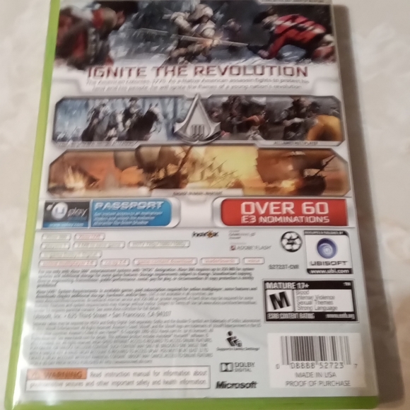Assassin's Creed 3 XBOX 360 video game - Picture 3 of 7